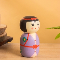 Деревянная кукла кокеши "Зои" 7х7,5х15 см