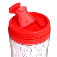 Термостакан &laquo;Супер stars&raquo;, цвет красный