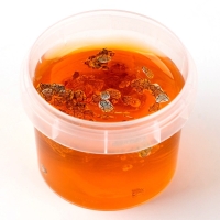 Слайм &laquo;Стекло&raquo;, Оранжевый, 90 г, с декоративным наполнителем