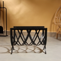 Дровница "Тепло" сталь 40х31х30 см