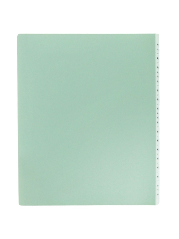 Нотная папка - 30 файлов 60 листов зеленая