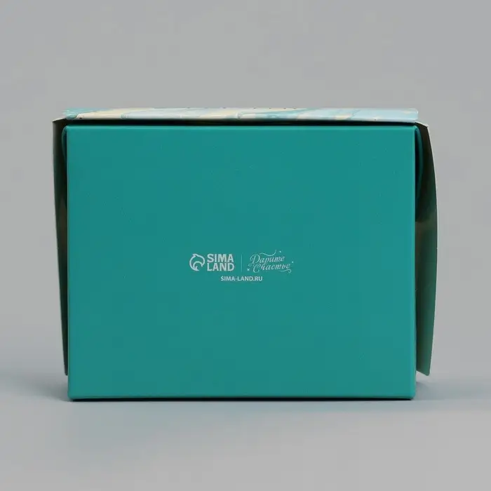 Кондитерская упаковка, коробка с ламинацией &laquo;Мрамор&raquo;, 10 х 8 х 3.5 см