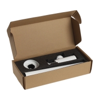 Сифон ZEIN engr, для раковины, бутылочный, цилиндрический, 1 1/4" х 32 мм, цинк, белый