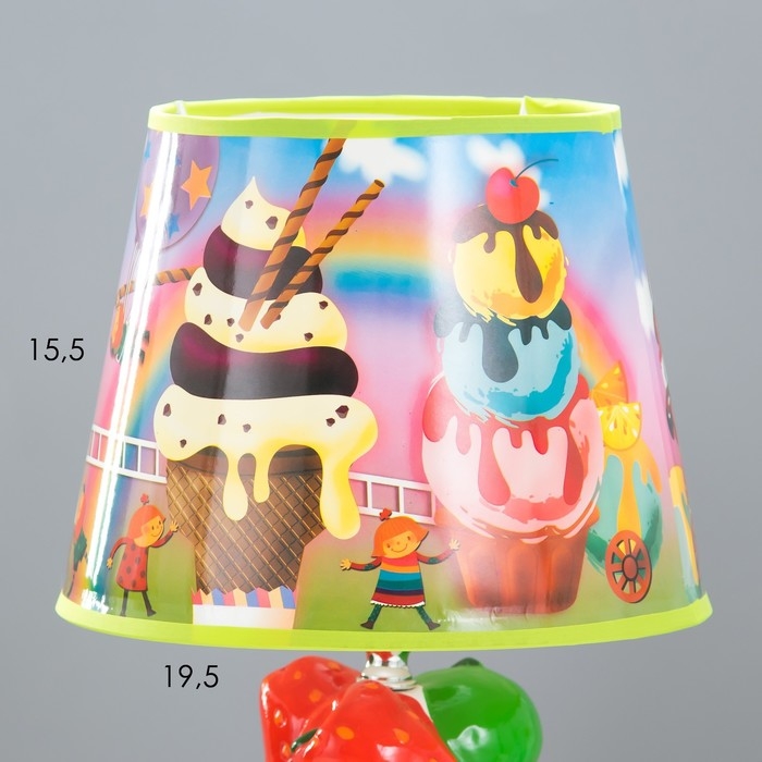 Настольная лампа Настольная лампа "Пирожное" Е14 40Вт МИКС 20х20х32,5 см RISALUX