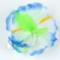 Гавайский набор зажим с голубым цветком, венок Гавайский набор зажим с голубым цветком, венок