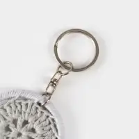 Брелок "Ловец снов" 19 см, цв. серый