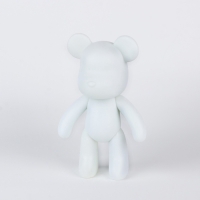 Игрушка помпонами "Медведь", цвет фиолетовый ТМП