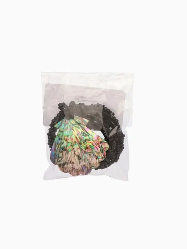 Кулон "Морское сокровище" ракушка абалон 25 см