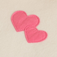 Коврик для бани "Сердечко" белый Коврик для бани "Сердечко" белый