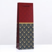 Пакет подарочный "Строгий стиль" 12 х 36 х 8,5 см