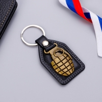 Брелок для ключей металлический &laquo;С 23 февраля&raquo;, 4 х 9 см