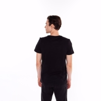 Футболка мужская, цвет чёрный, размер L