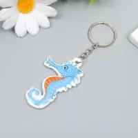 Брелок PVC "Морской конёк" 6х3,5 см