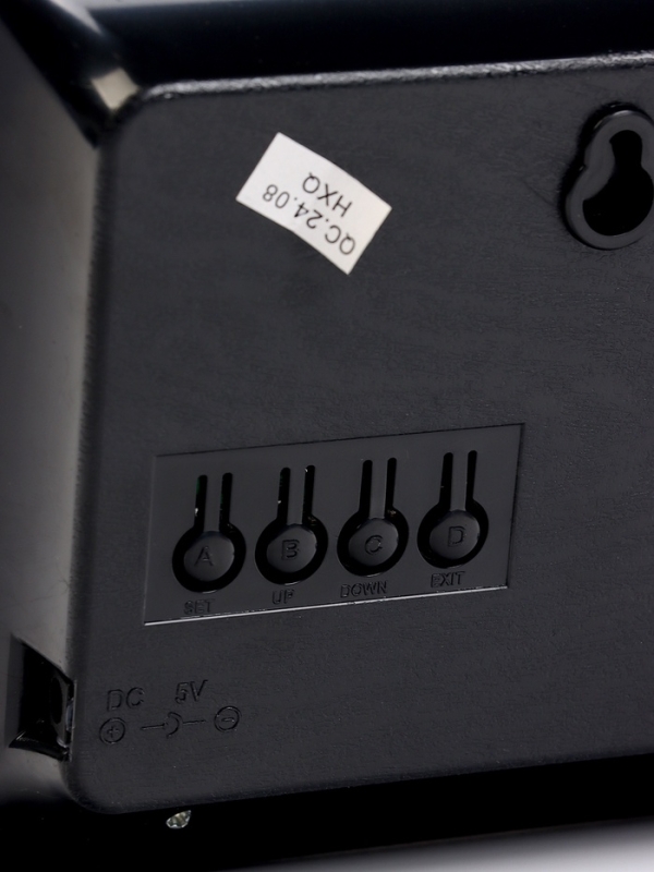 Часы электронные настенные, календарь термометр, 36.2 х 15.5 см, красные цифры 10 х 4.5 см 1076627 Часы электронные настенные, календарь термометр, 36.2 х 15.5 см, красные цифры 10 х 4.5 см 1076627