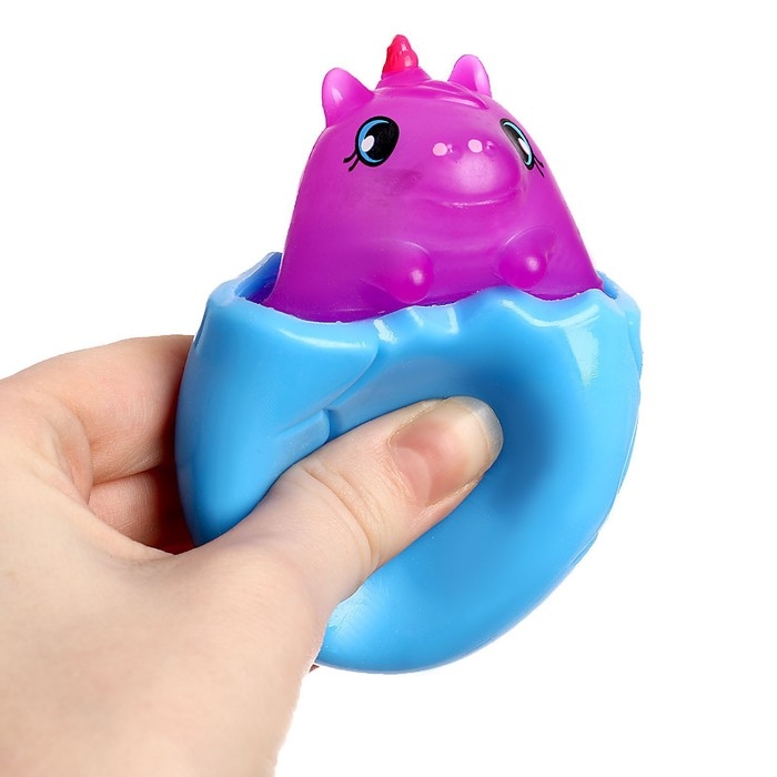 Антистресс сквиш мялка &laquo;Дино&raquo;, цвета МИКС, в шоубоксе