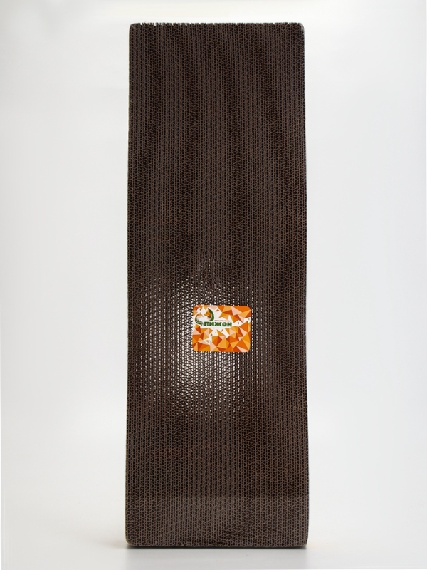 Когтеточка-лежанка Когтеточка-лежанка "Пижон" из гофрокартона с кошачьей мятой "Волна", 65 х 22 х 7 см