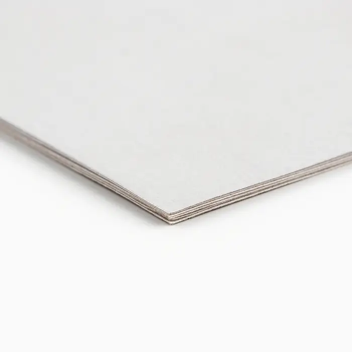 Картон белый А4, 6 листов немелованный односторонний 200 г/м&sup2; в пакете