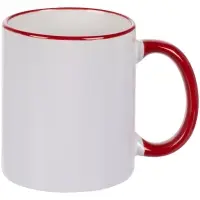 Кружка Rimo для сублимационной печати, красная