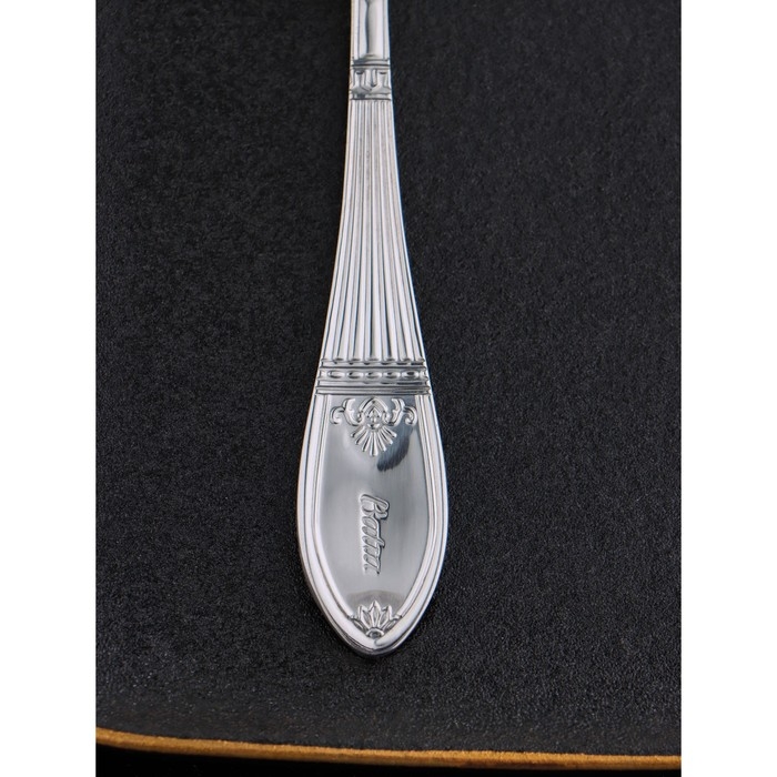 Ложка чайная &laquo;Беркли&raquo;, длина 14,4 см, толщина 2 мм, цвет серебряный