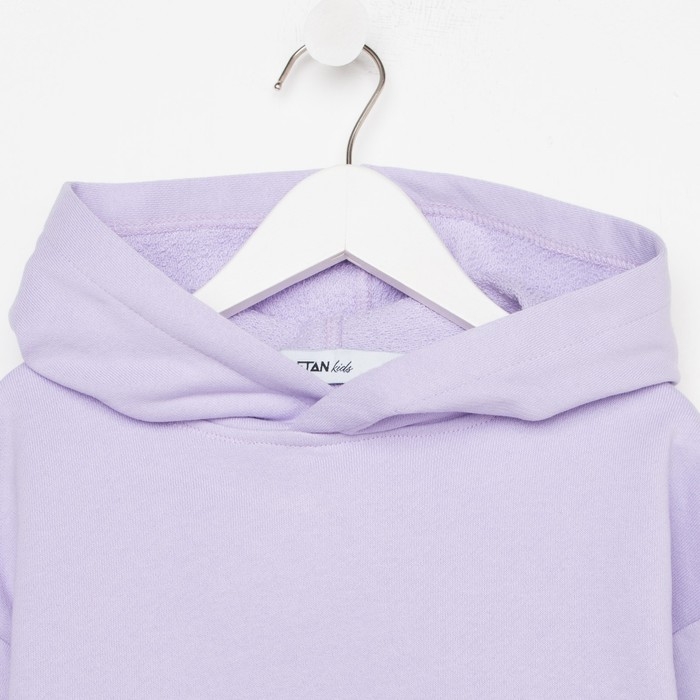 Костюм для девочки (худи, брюки) KAFTAN "Basic line", размер 30 (98-104), цвет лиловый