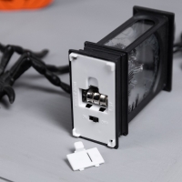 Светодиодная фигура «Камин с тыквой» 6 × 13 × 4 см, пластик, батарейки AG13х3 (в комплекте), свечение тёплое белое Светодиодная фигура «Камин с тыквой» 6 × 13 × 4 см, пластик, батарейки AG13х3 (в комплекте), свечение тёплое белое