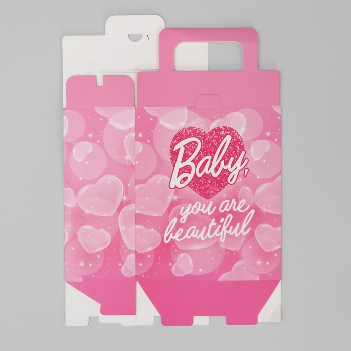 Коробка подарочная складная, упаковка, &laquo;Красотка&raquo;, 18 x 15 x 7.5 см