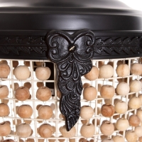 Светильник потолочный "Юлий" коричневый/чёрный 1х40Вт, Е27, 37х37х70 см Светильник потолочный "Юлий" коричневый/чёрный 1х40Вт, Е27, 37х37х70 см