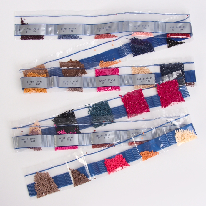 Алмазная мозаика с частичным заполнением на холсте &laquo;Птицы&raquo;, 30 х 40 см