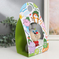 Растущий подарок травка "Заяц серый"