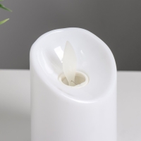 Ночник пластик "Восковая свеча" от батареек CR2032x2 5,3х5,3х7,2 см RISALUX Ночник пластик "Восковая свеча" от батареек CR2032x2 5,3х5,3х7,2 см RISALUX