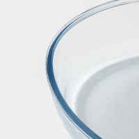 Блюдо стеклянное для запекания овальное, 35,6&times;25&times;6,5 см