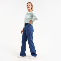 Джинсы женские, цвет голубой, размер 31 (46-48)