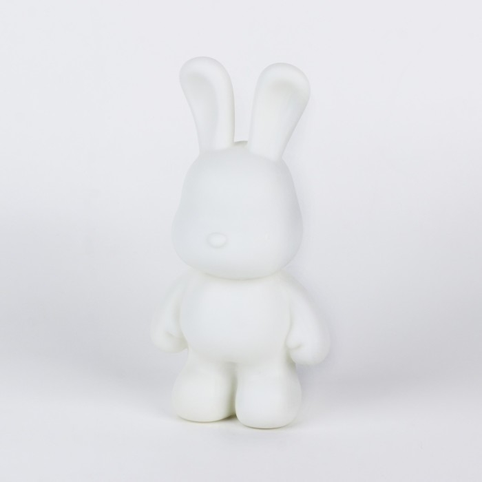 Игрушка помпонами &laquo;Зайка&raquo;, белый голубой синий