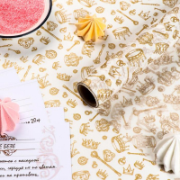 Бумага силиконизированная &laquo;Короны&raquo;, для выпечки, 0,38 х 5 м