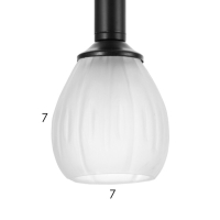 Светильник "Жаклин" 1х3Вт G4 черный 20х20х180см Светильник "Жаклин" 1х3Вт G4 черный 20х20х180см