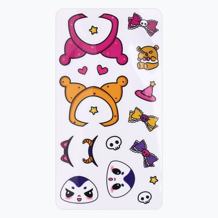 Брелок для ключей с наклейками в наборе &laquo;Аниме&raquo;, 4.9 х 10 см