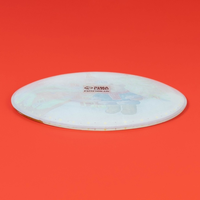 Блюдо сервировочное стеклянное &laquo;Зимний медвежонок. Ёлка&raquo;, d=19 см