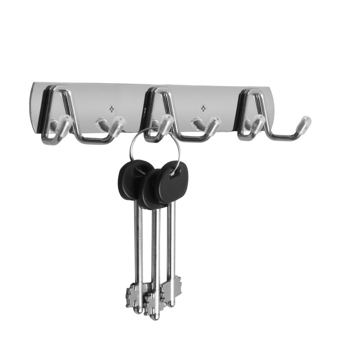 Вешалка CAPPIO CVT003, металлическая, трёхрожковая, цвет хром