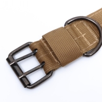 Ошейник с мягкой подкладкой, 75 х 4 см, ОШ 51-61 см, песочный Ошейник с мягкой подкладкой, 75 х 4 см, ОШ 51-61 см, песочный