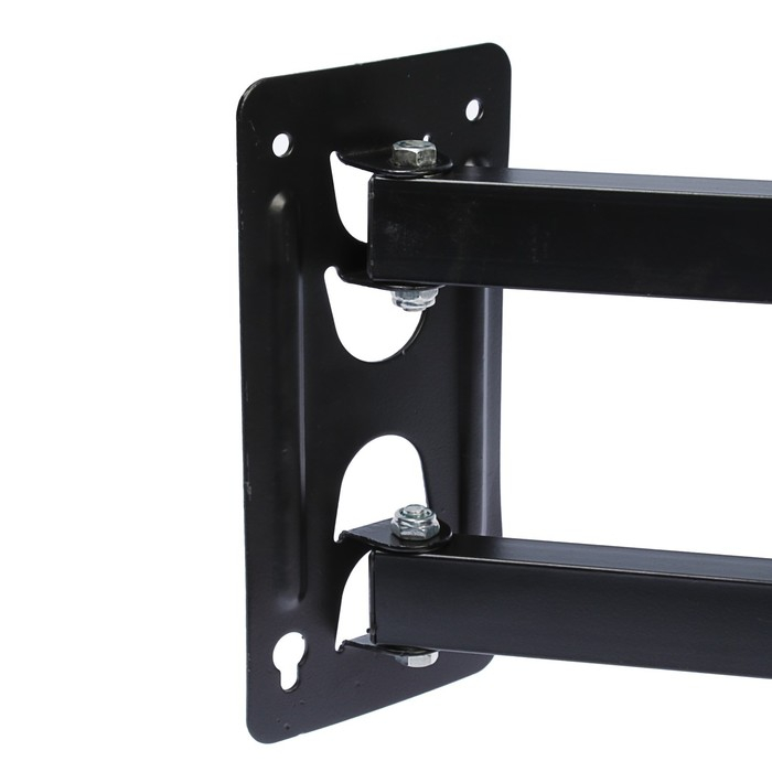 Кронштейн Luazon KrON-58, для ТВ, наклонно-поворотный, 14-55 Кронштейн Luazon KrON-58, для ТВ, наклонно-поворотный, 14-55", 40-380 мм от стены, чёрный