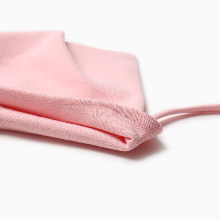 Шапка-кошка для девочки, цвет пудра, размер 42-46 Шапка-кошка для девочки, цвет пудра, размер 42-46