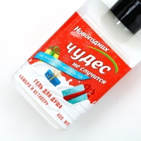 Гель для душа &laquo;Чудес не случится!&raquo;, 400 мл, аромат амбры и ветивера, Новый Год