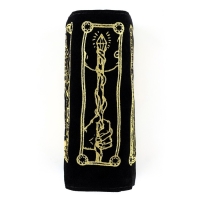 Мешочек для карт на Хэллоуин «Таро A. E. W.», бархатный, 14х40 см Мешочек для карт на Хэллоуин «Таро A. E. W.», бархатный, 14х40 см