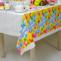 Скатерть &laquo;С днём рождения!&raquo;, 180х137 см