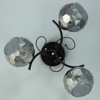 Люстра "Саманта" 3хЕ27 40Вт черный 40х40х23 см BayerLux Люстра "Саманта" 3хЕ27 40Вт черный 40х40х23 см BayerLux