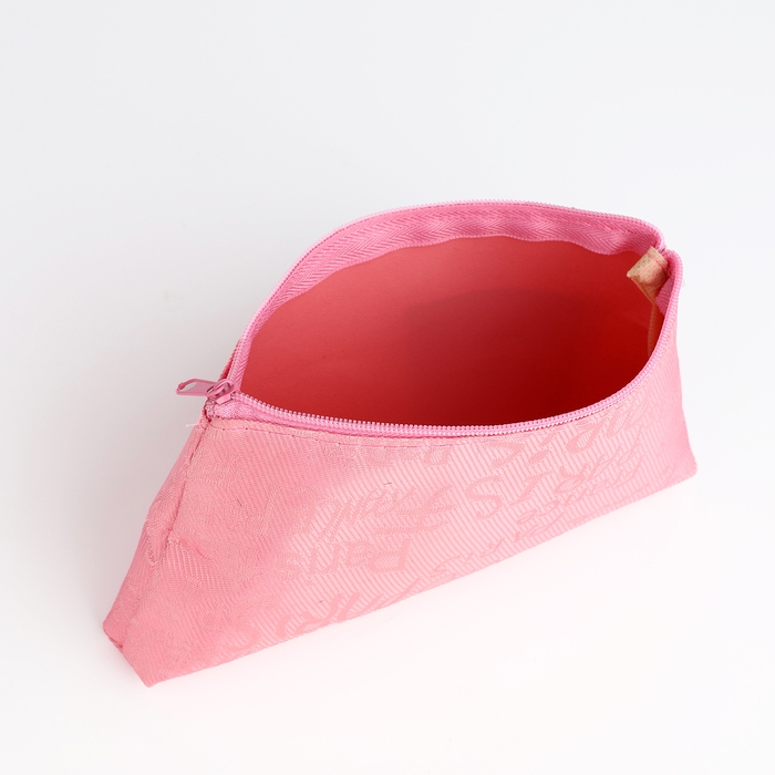 Набор косметичек 2 в 1 на молнии, цвет розовый Набор косметичек 2 в 1 на молнии, цвет розовый