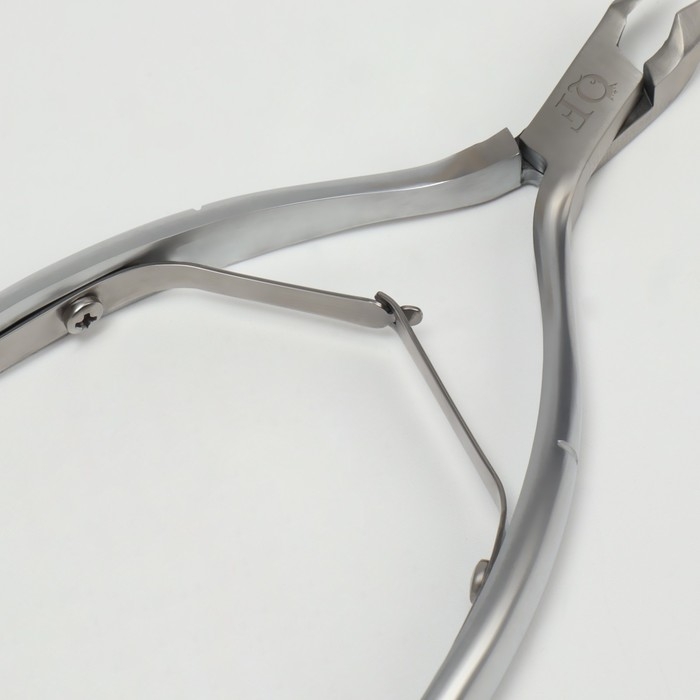 Кусачки маникюрные для кутикулы &laquo;Premium&raquo;, двойная пружина, 11,4 см, длина лезвия - 6 мм, цвет серебристый