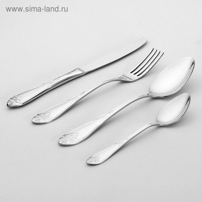 Набор столовых приборов &laquo;Дворцовый&raquo;, 24 предмета, декоративная коробка