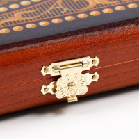 Нарды деревянные большие, с шашками "Гусарские", настольная игра, 60 х 60 см