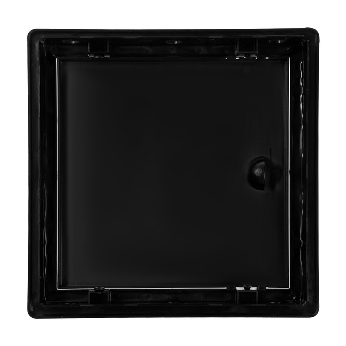 Люк ревизионный ZEIN 2020ЛР, 200 х 200 мм, пластик, черный